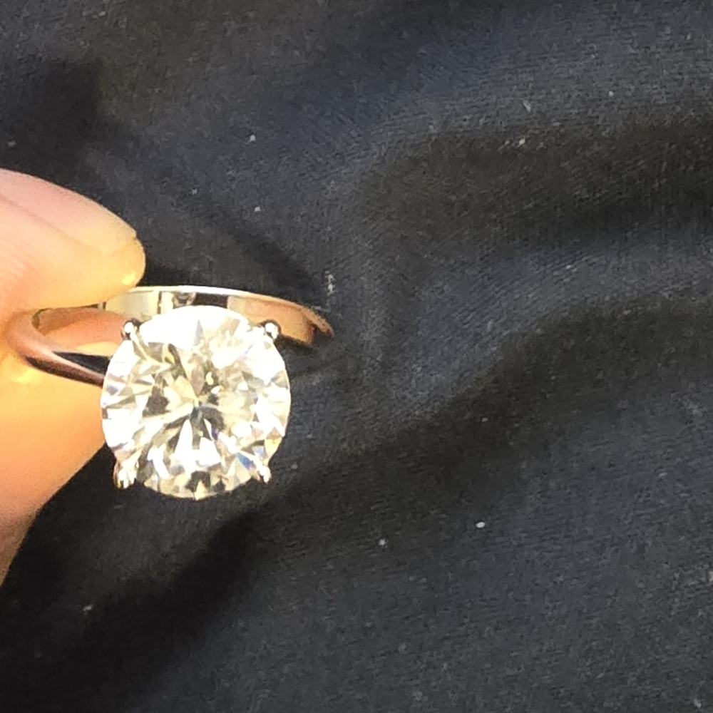 3.0 Karat Moissanite Ring Size 7 - Picture 7 of 7
